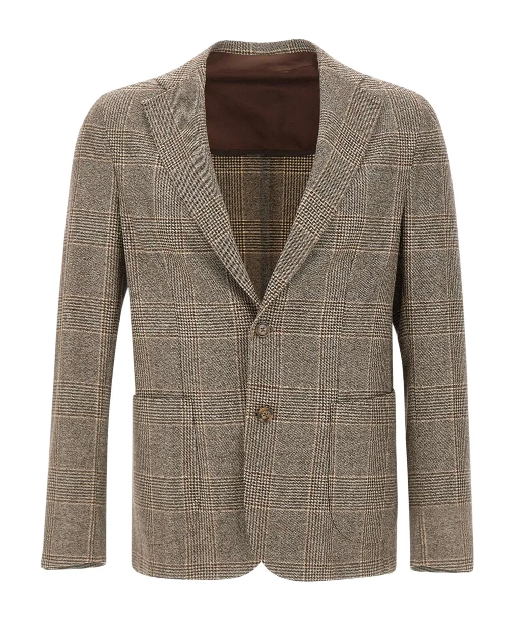 Barba Teasy Checked Blazer