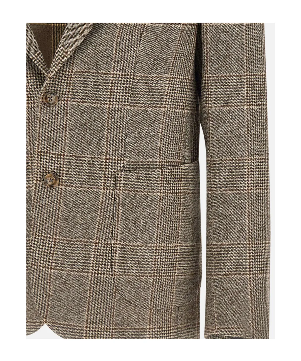 Barba Teasy Checked Blazer