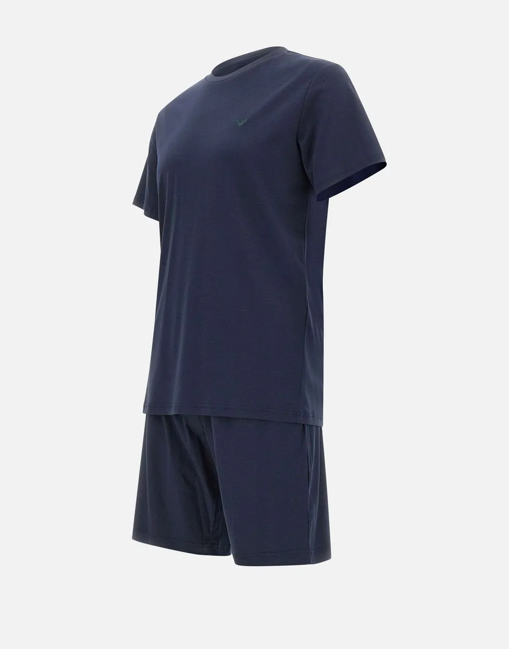 Two-Piece Pajamas Set: T-Shirt And Shorts