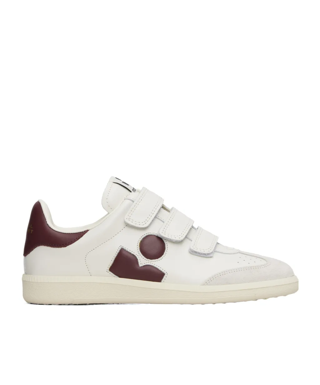 Beth Gb Three-Strap Calfskin Sneakers