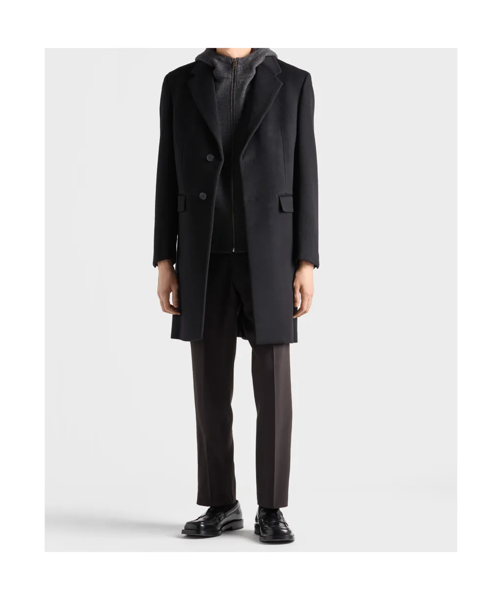 Wool And Cashmere Zipper Vest