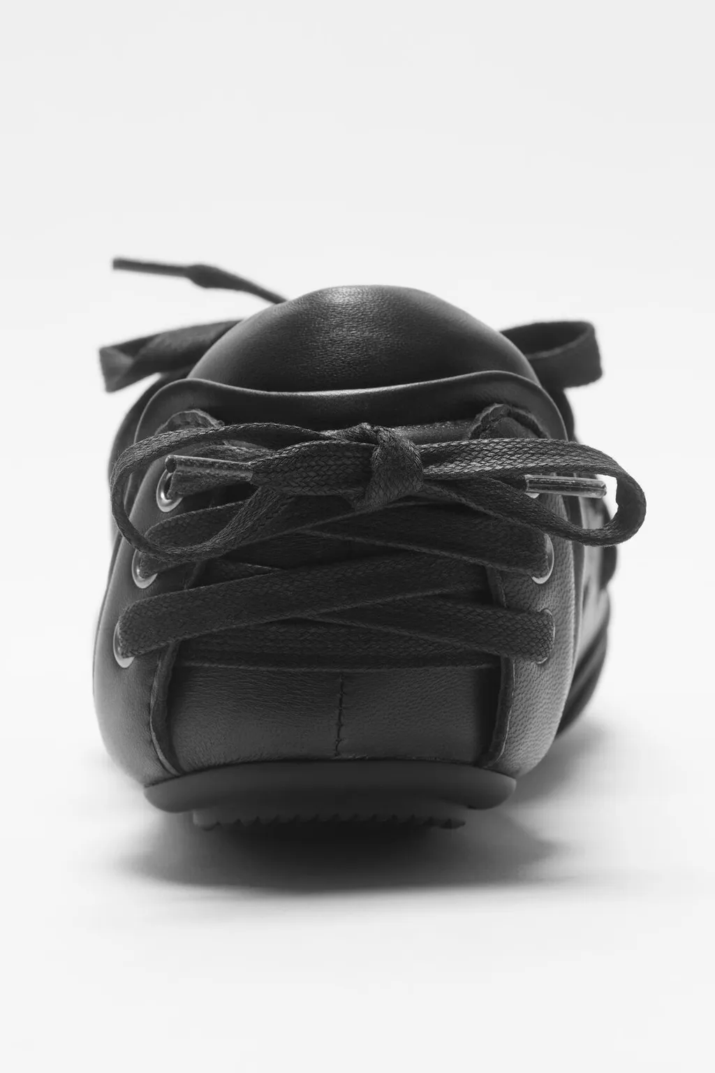Leather Lace-Up Sneakers