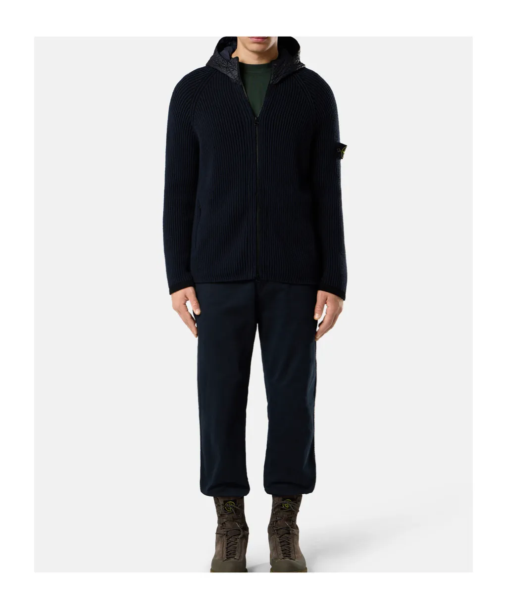 Hooded Zip-Up Jumper With Pockets And Raglan Sleeves