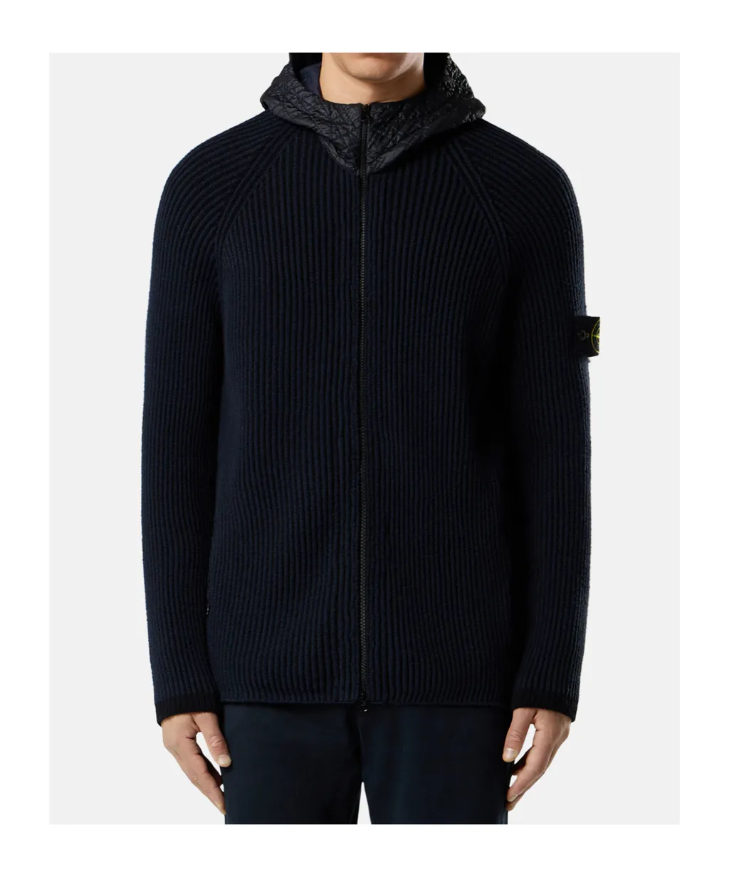 Hooded Zip-Up Jumper With Pockets And Raglan Sleeves