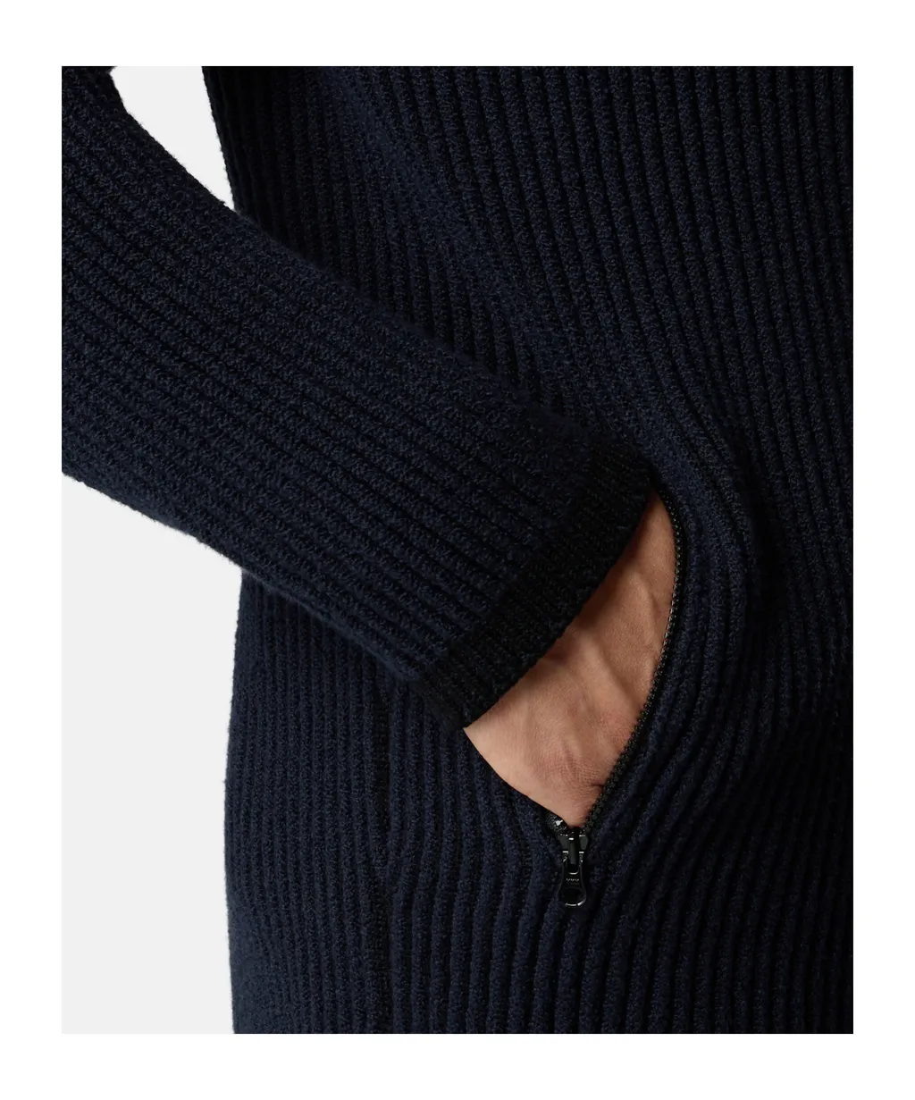 Hooded Zip-Up Jumper With Pockets And Raglan Sleeves