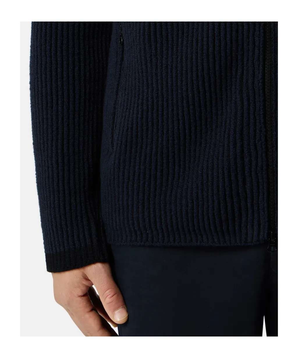 Hooded Zip-Up Jumper With Pockets And Raglan Sleeves