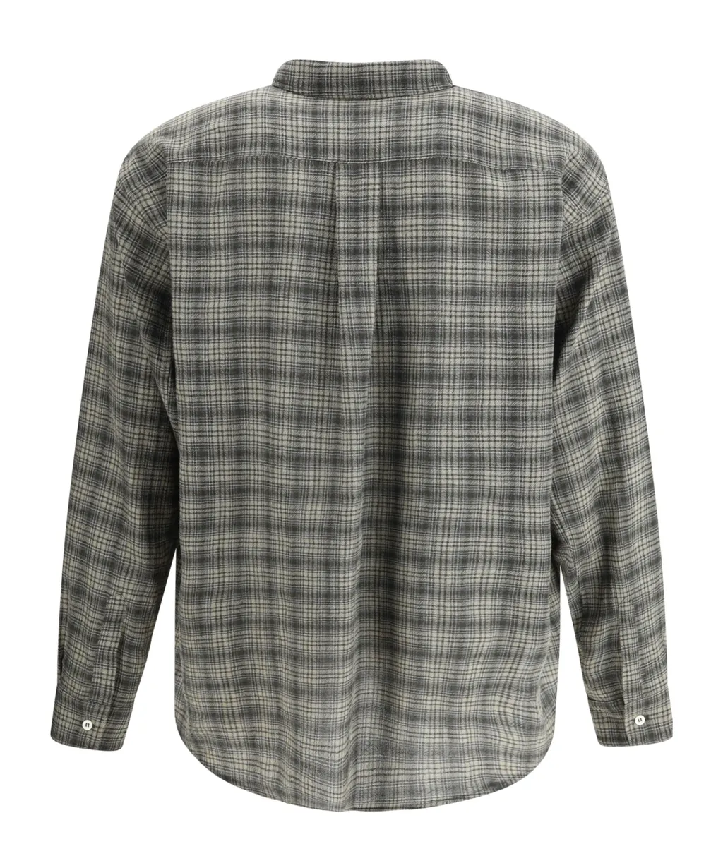 Plaid Long-Sleeved Shirt
