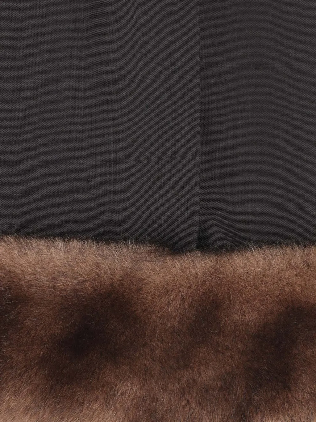 Valentino Shearling Trim Skirt