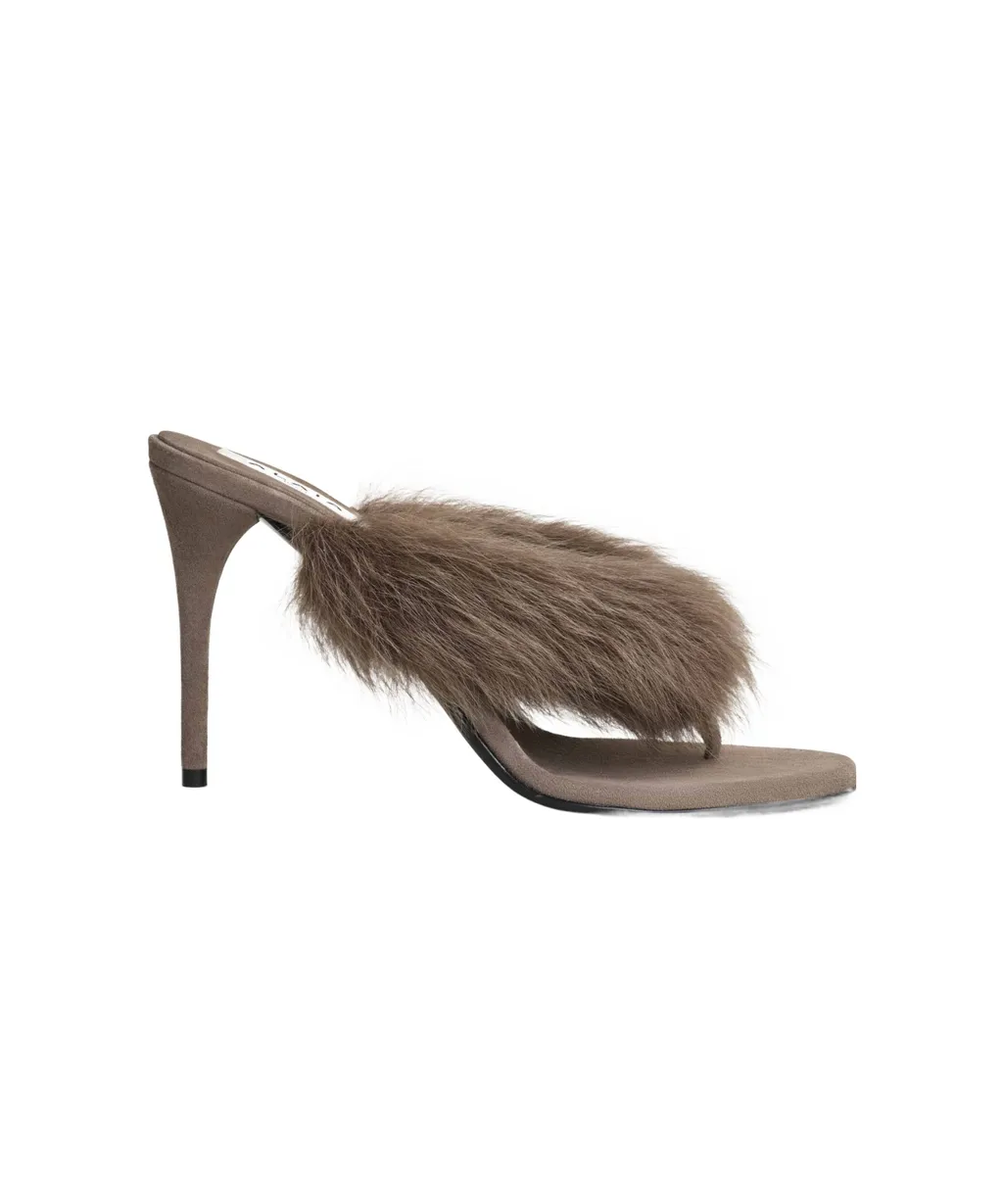Round Toe High Heel Sandals