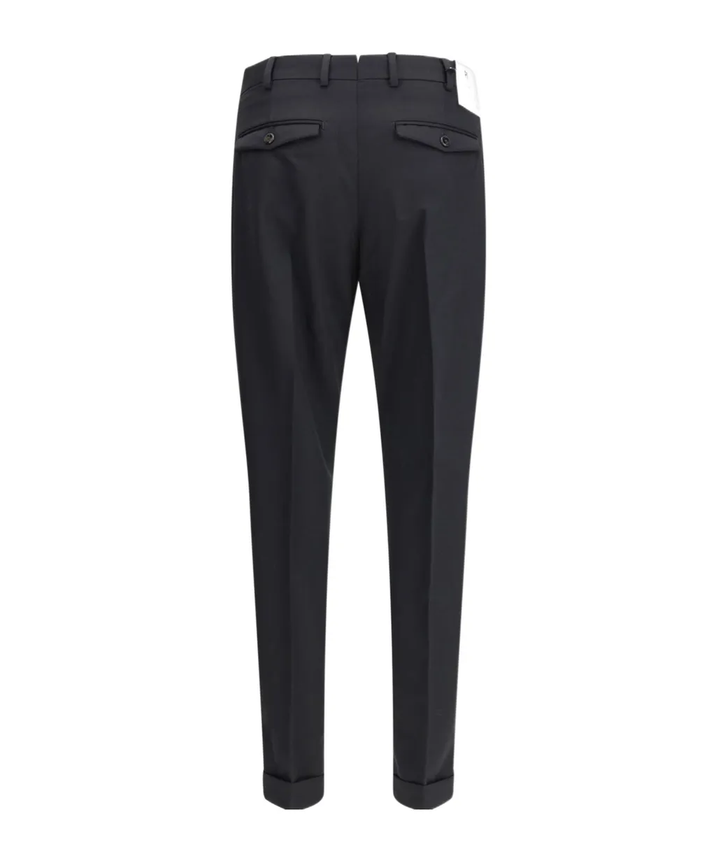 Pt Torino Rebel Pleated Wool Pants