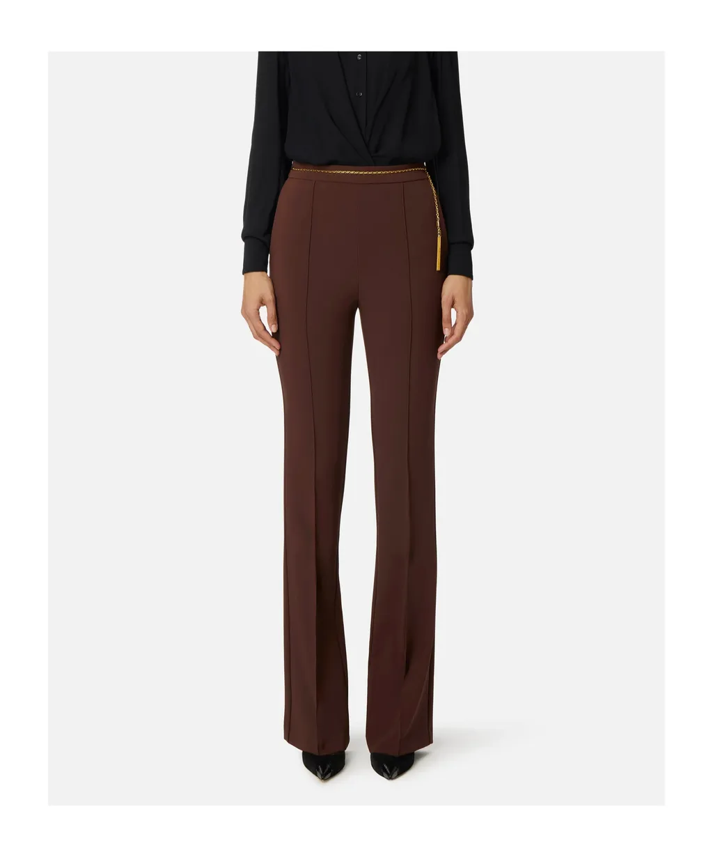 Elisabetta Franchi Chain Detailed Trousers