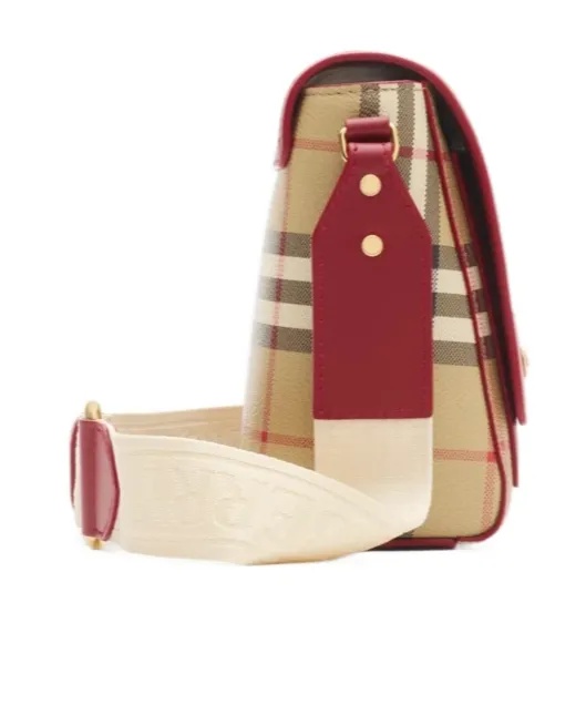 Burberry Checked Note Crosssbody Bag