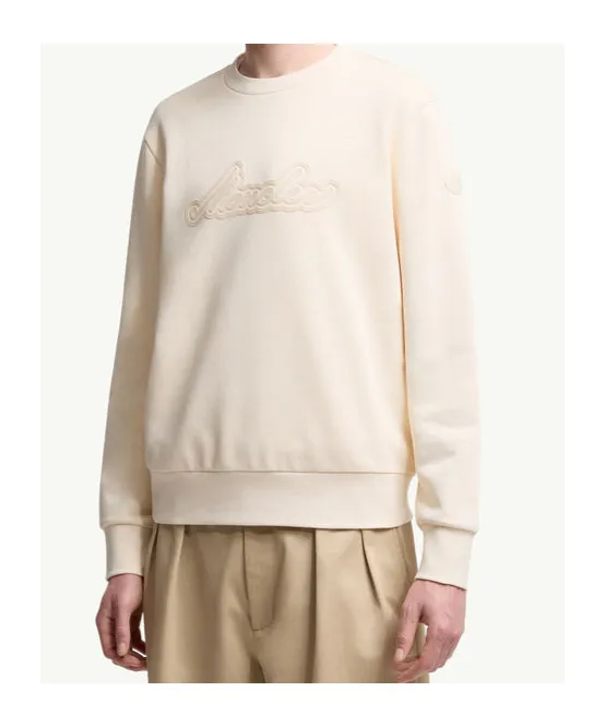 Cursive Logo Cotton Sweatshirt