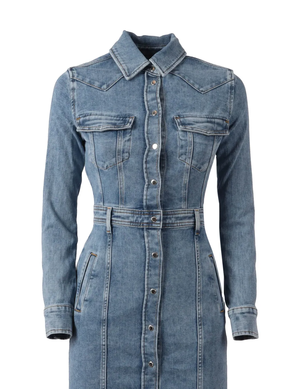 Button-Up Midi Dress