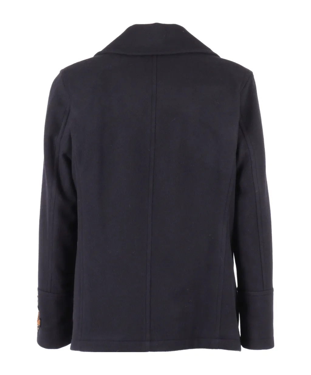 Amalfi Buttoned Peacoat
