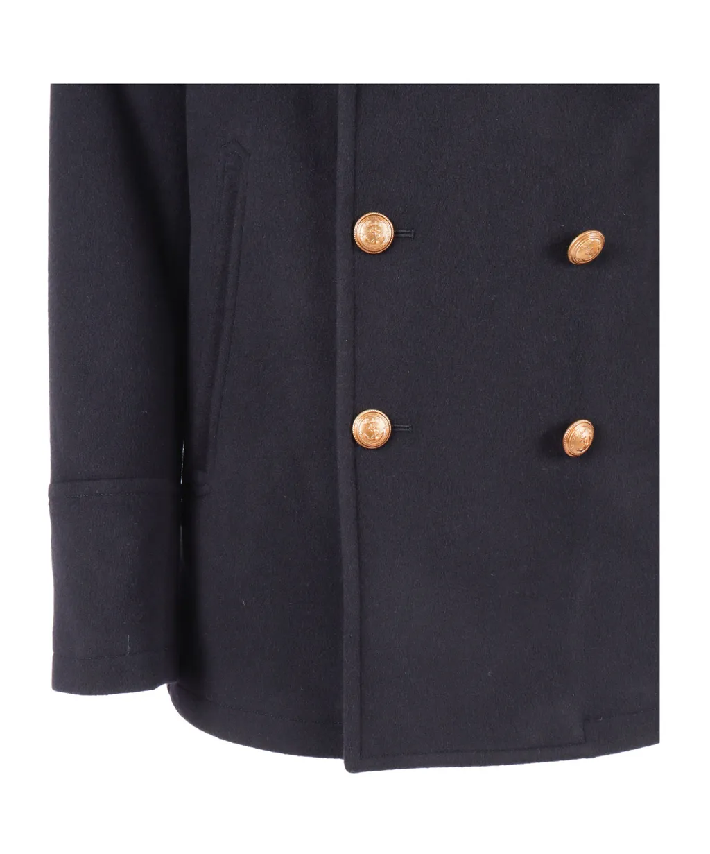 Amalfi Buttoned Peacoat