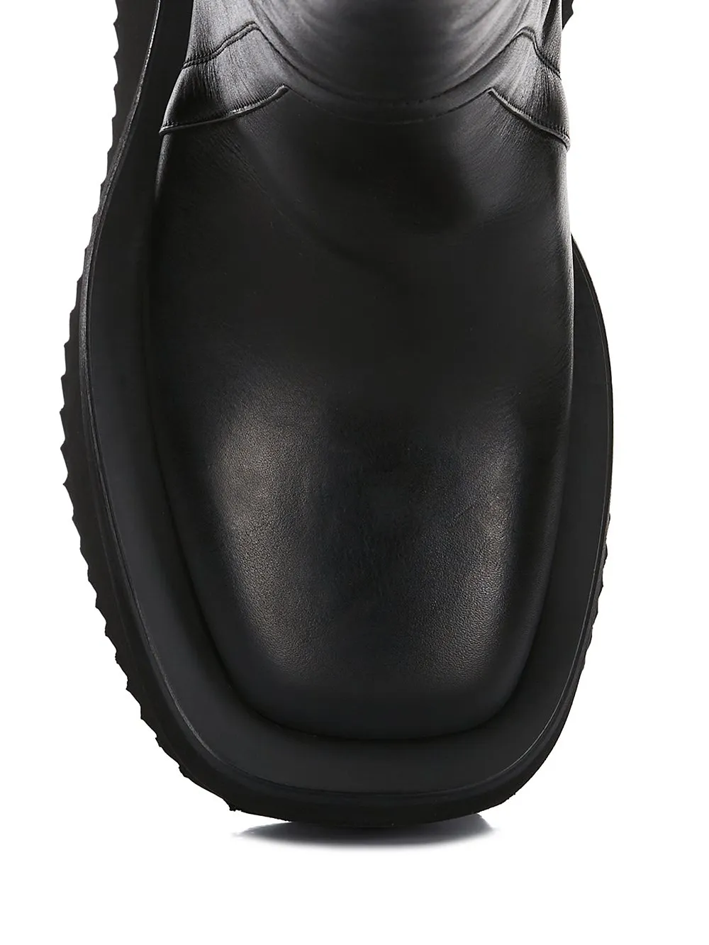 Rick Owens Round Toe Platform Boots