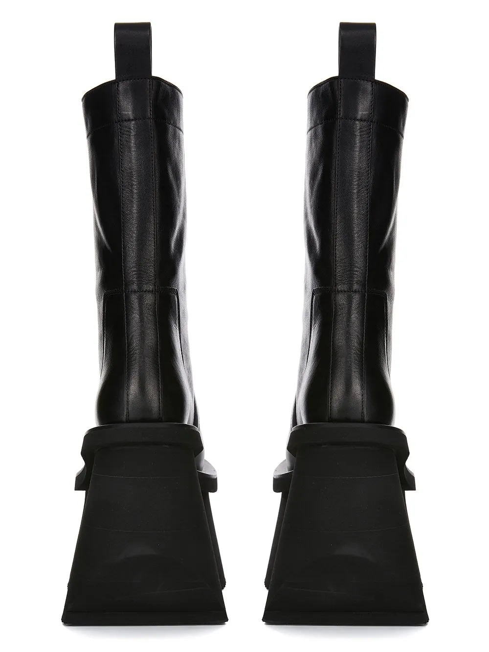 Rick Owens Round Toe Platform Boots