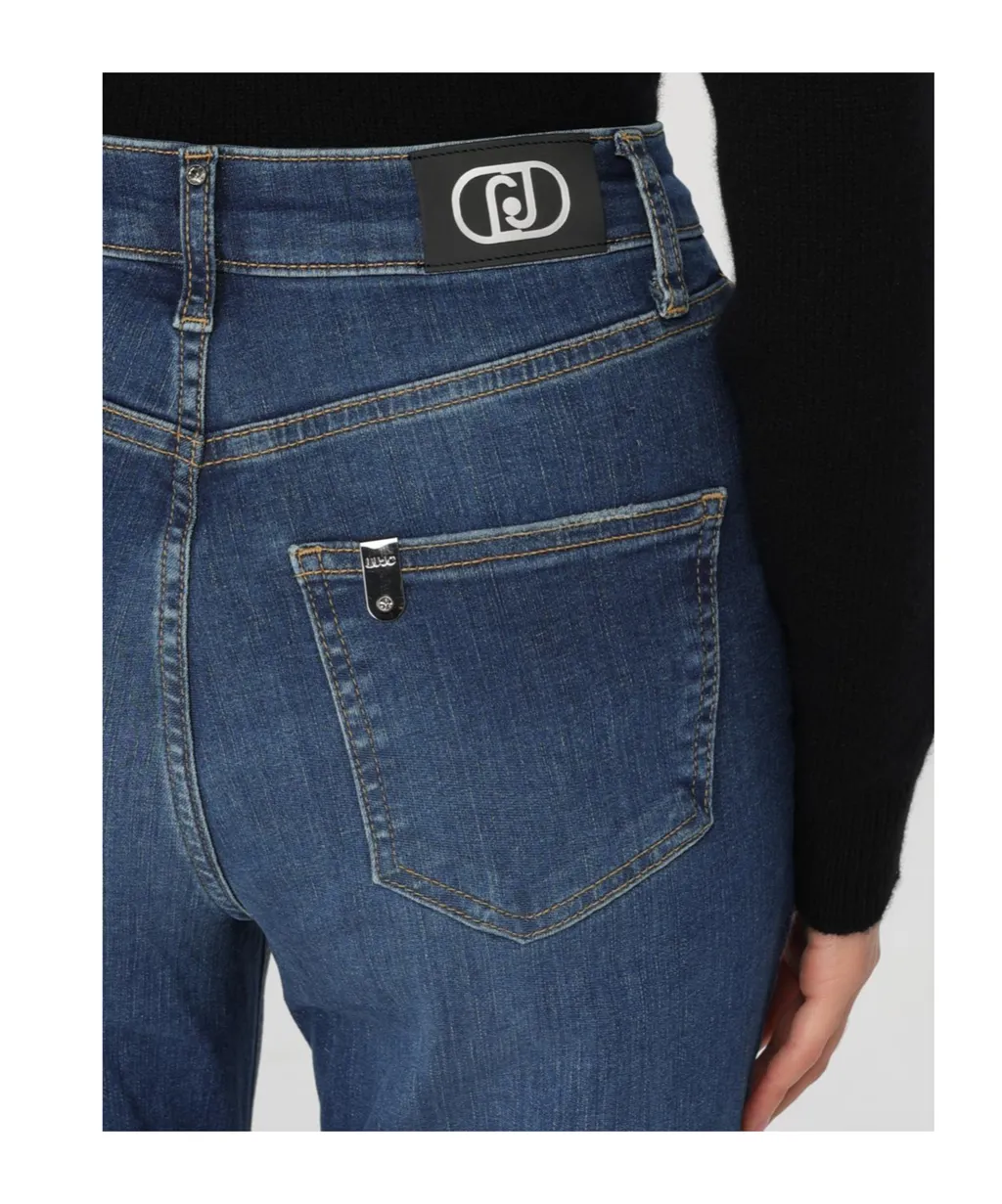 Five-Pockets Cotton Jeans