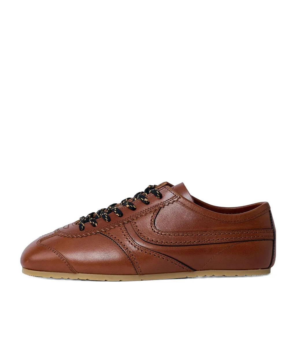 Dries Van Noten Almond Toe Lace-Up Sneakers
