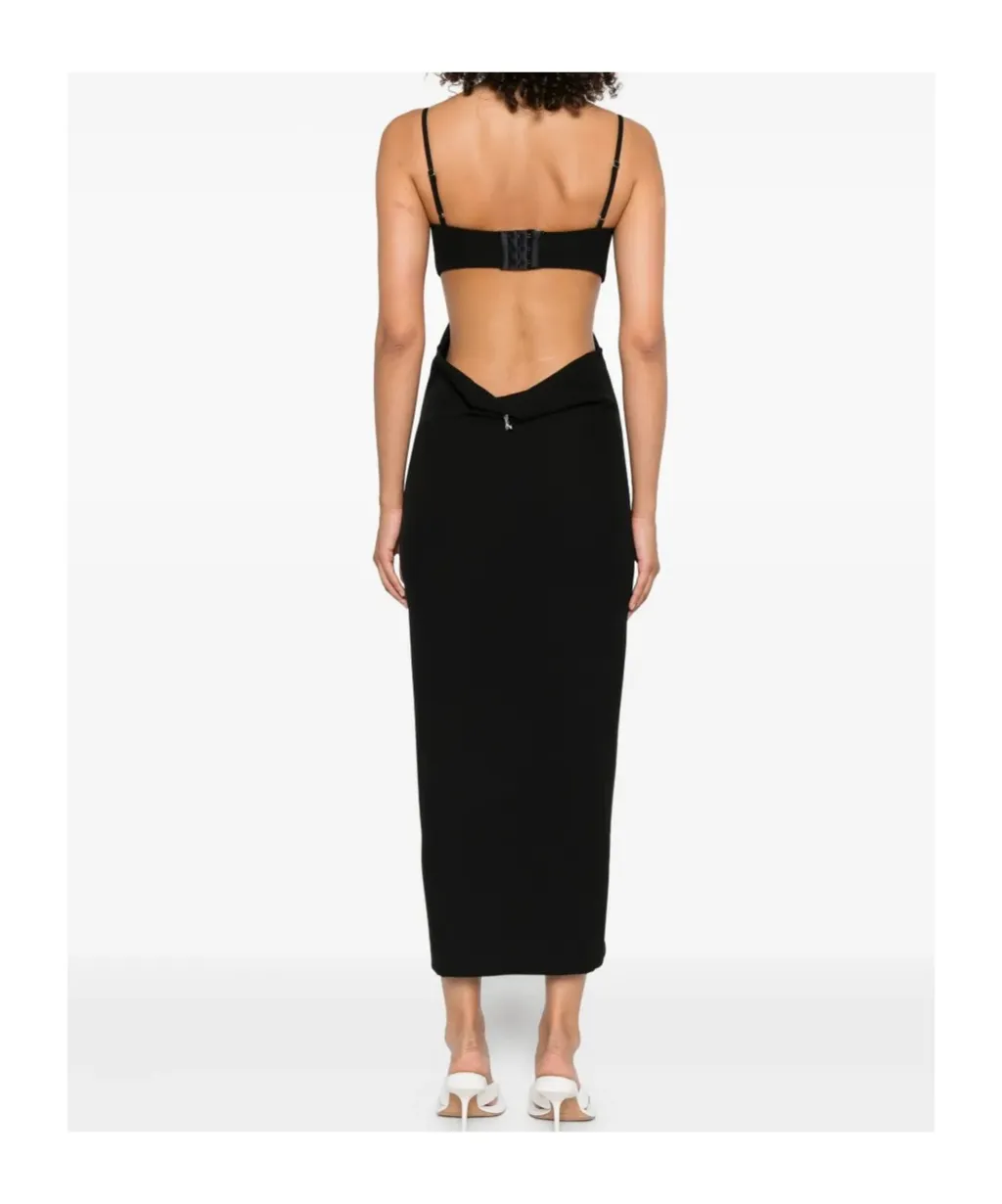 Cut-Out Twist-Front Dress
