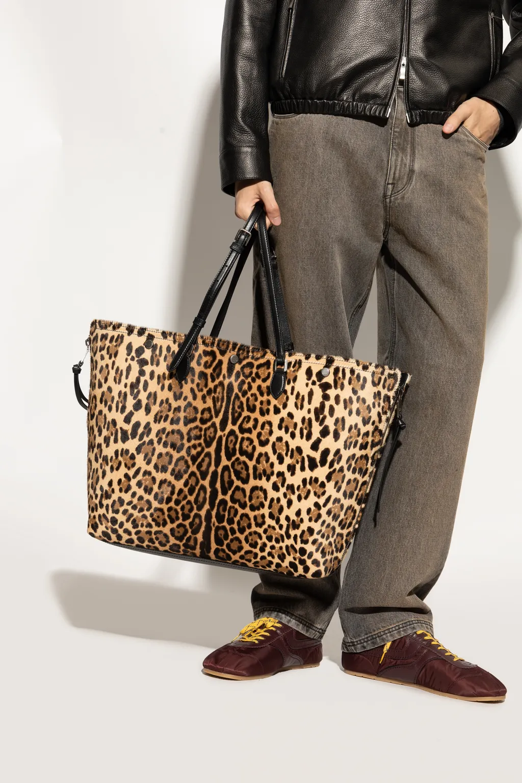 Leopard-Print Tote Bag