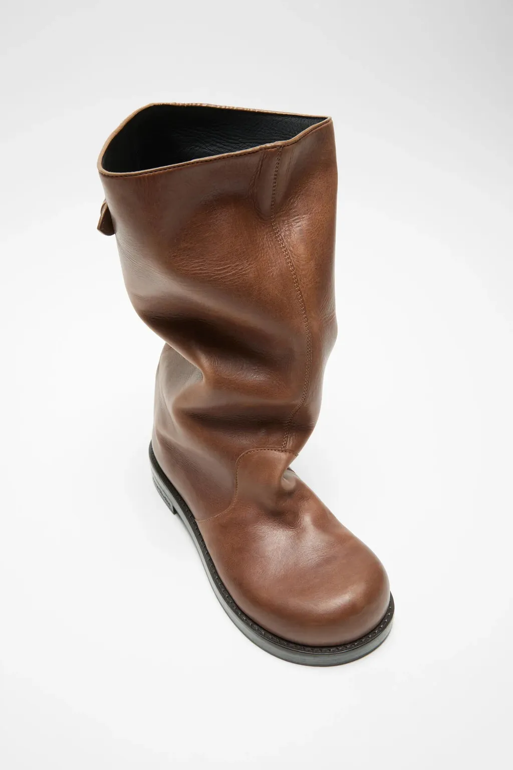 Strap Leather Boot