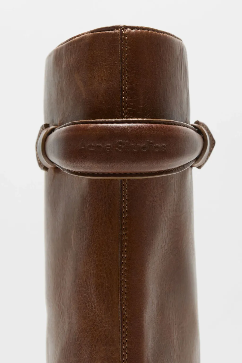 Strap Leather Boot