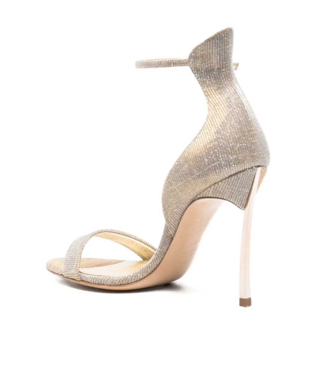 Round-Toe High-Heeled Sandals