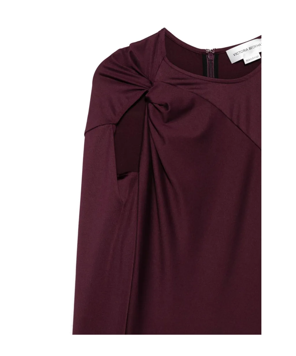 Twist-Detail Cut-Out Top