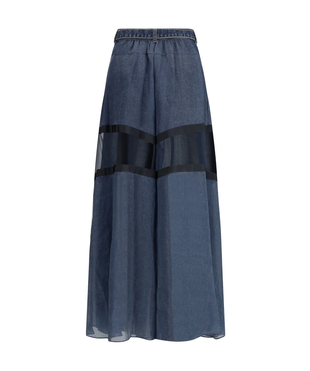 Panelled Denim