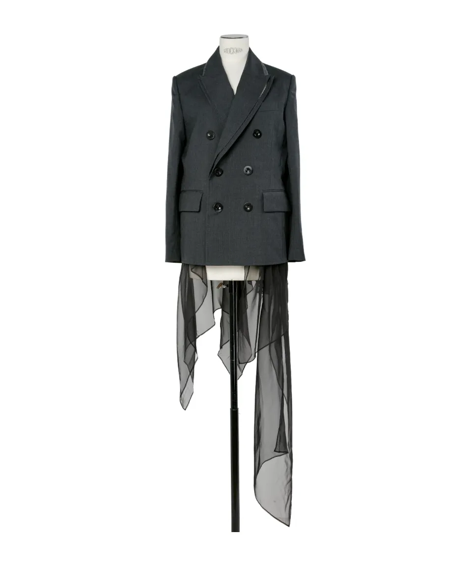 Sacai Double-Breasted Suiting Jacket