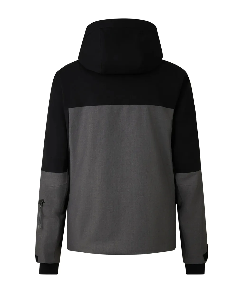 Dyre Ski Jacket In Grey/Black