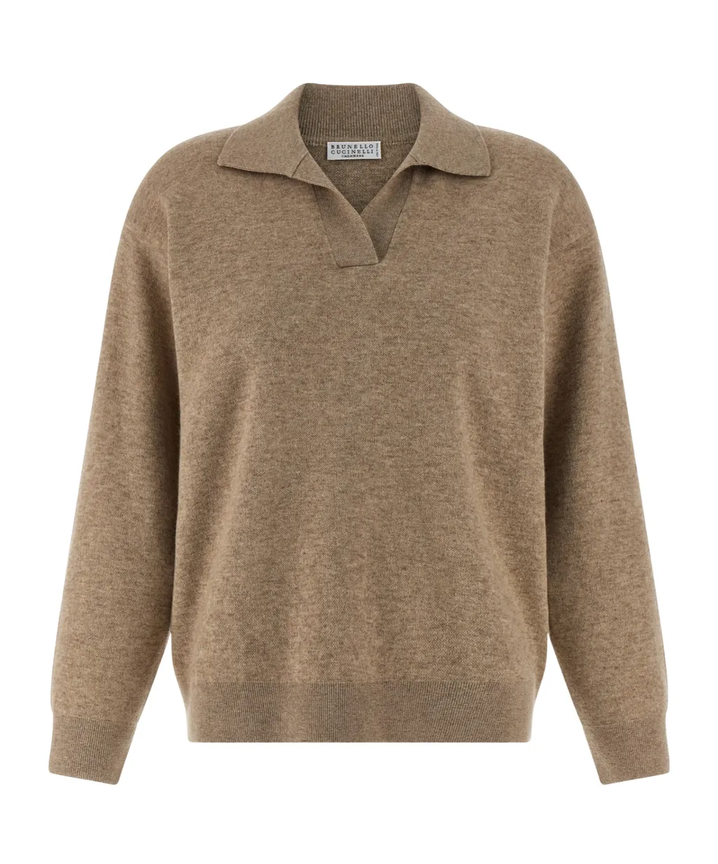Brunello Cucinelli Double Knit Polo Shirt