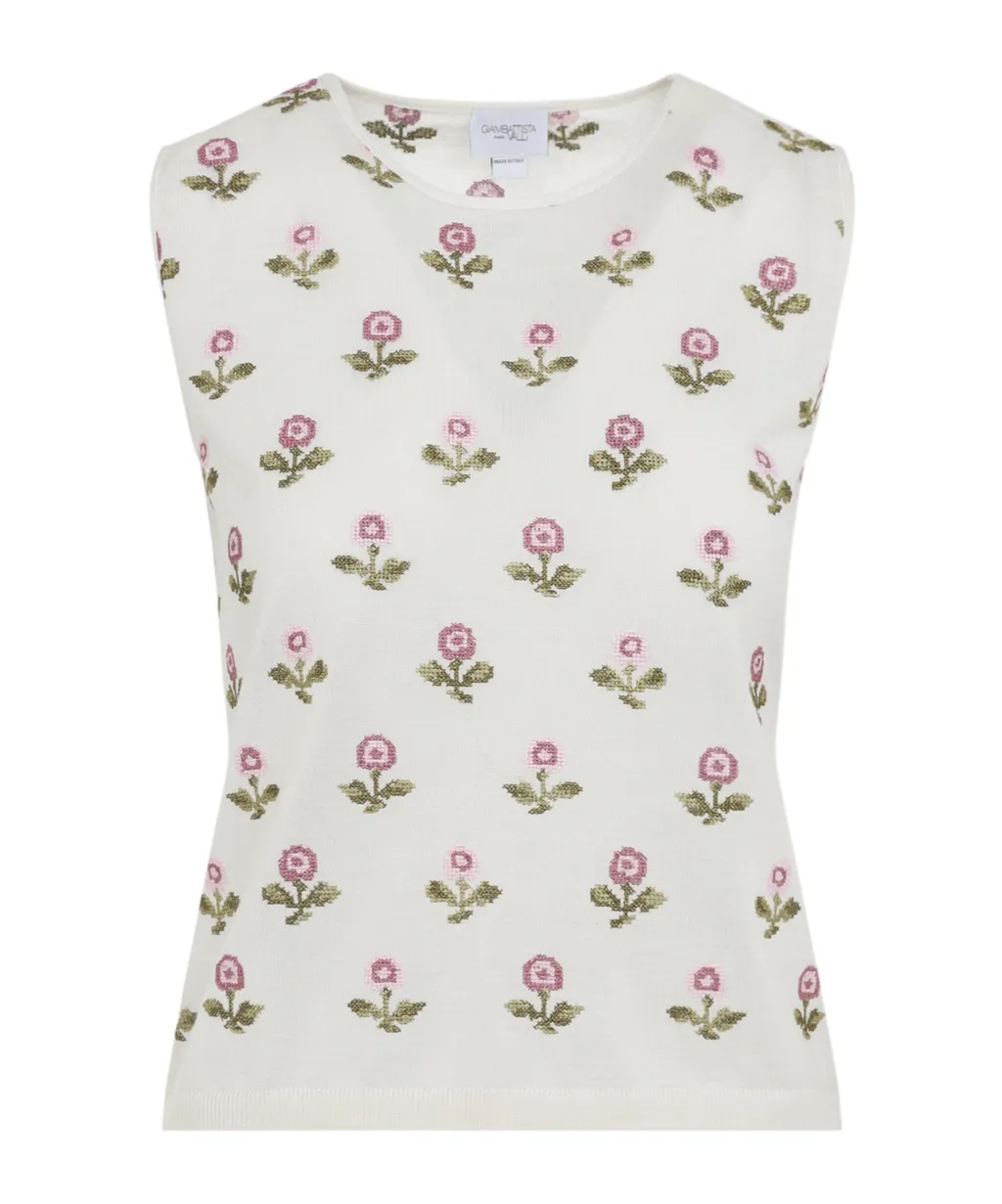 Floral Sleeveless Top