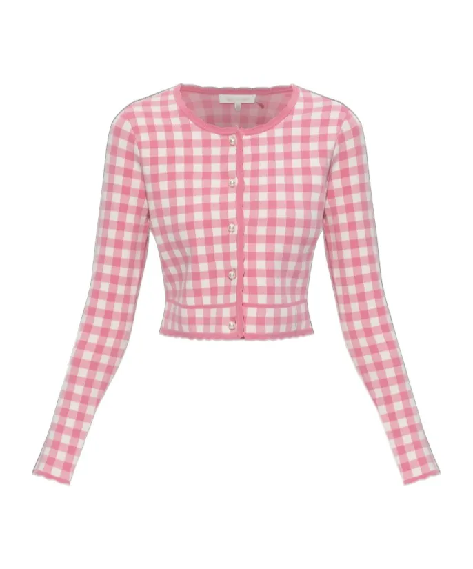 Loveshackfancy Bridgette Gingham Cardigan