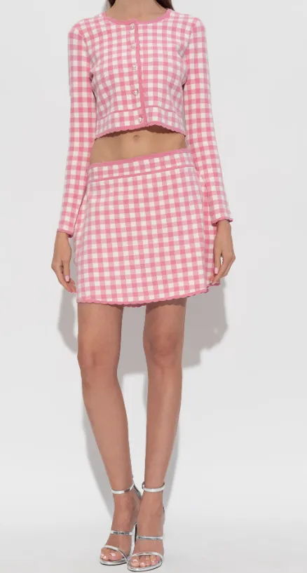 Loveshackfancy Bridgette Gingham Cardigan