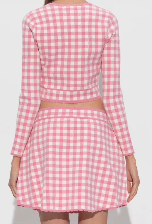 Loveshackfancy Bridgette Gingham Cardigan