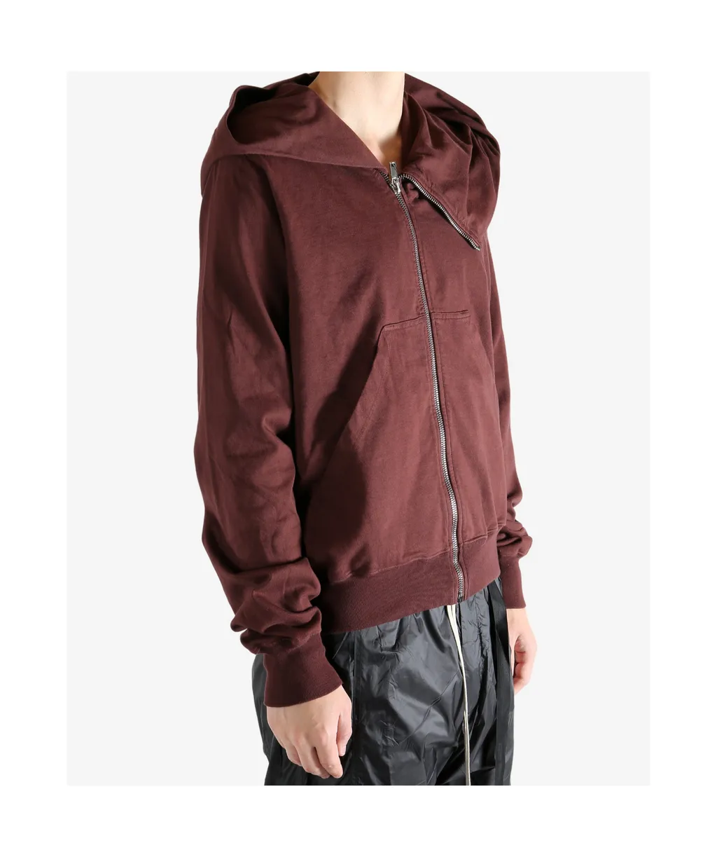 Rick Owens Drkshdw Zip Detailed Hoodie