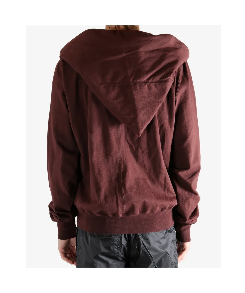 Rick Owens Drkshdw Zip Detailed Hoodie