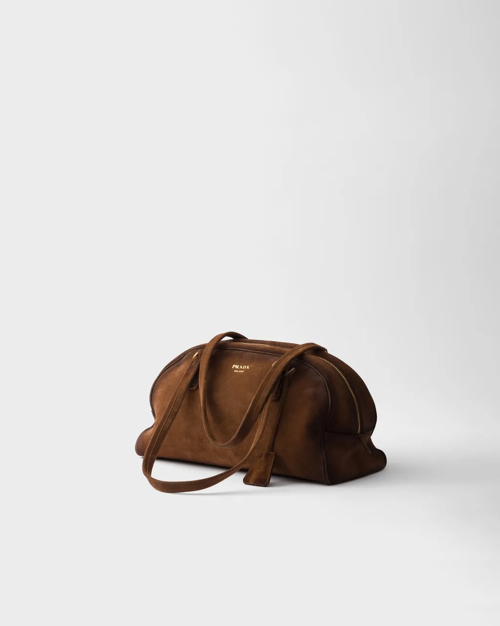 Prada Bowling Zipped Tote Bag