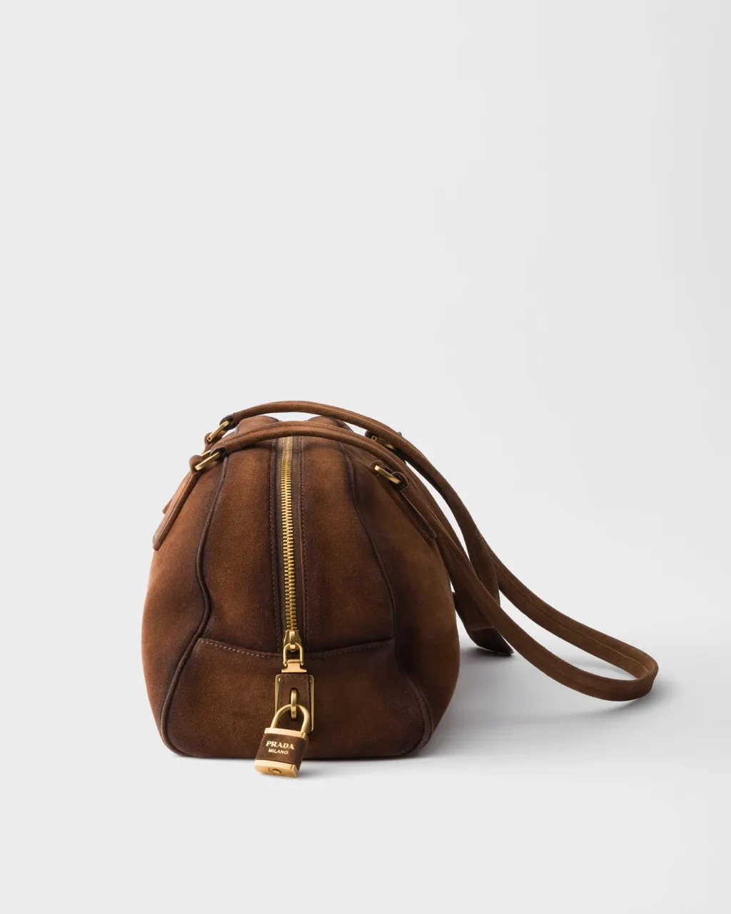 Prada Bowling Zipped Tote Bag