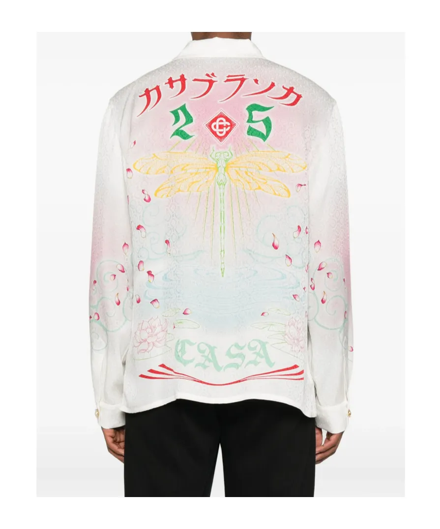 Casablanca Printed Satin Shirt