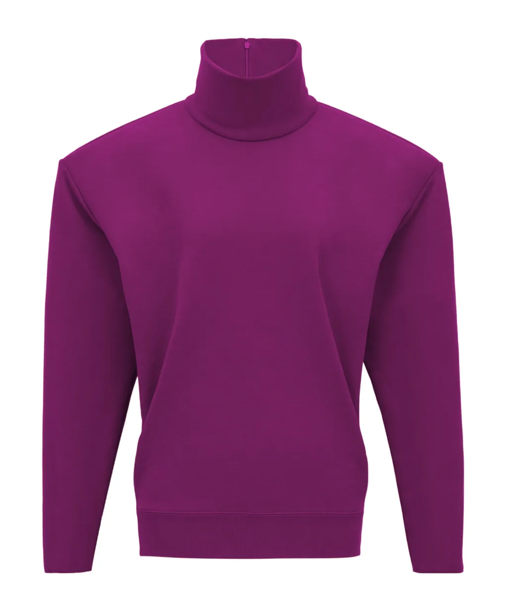 Saint Laurent High-Neck Seatshirt