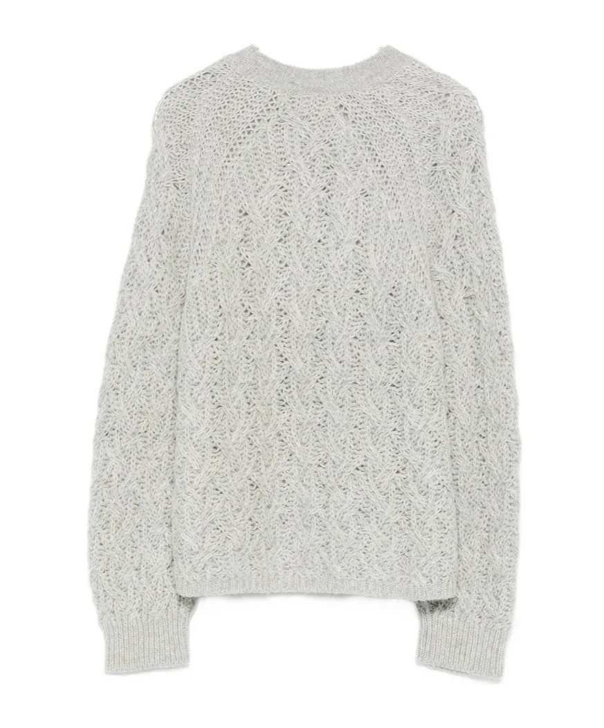 Openwork Knitted Sweater