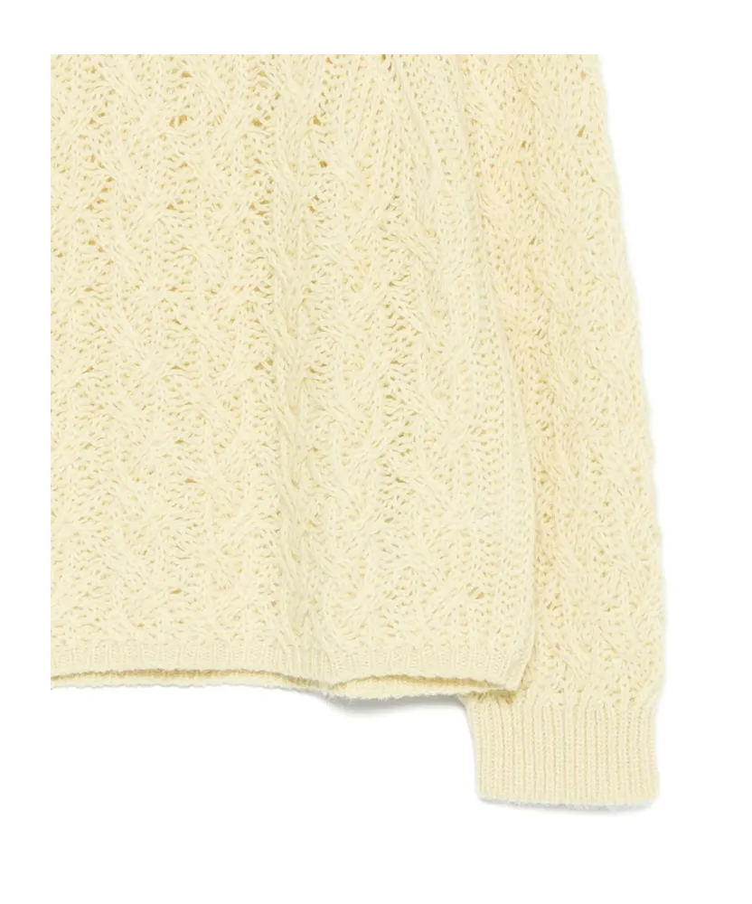 Openwork Knitted Sweater