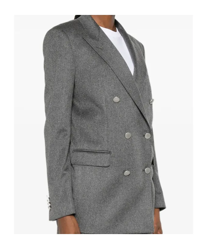 Double-Breasted Suit Jacket