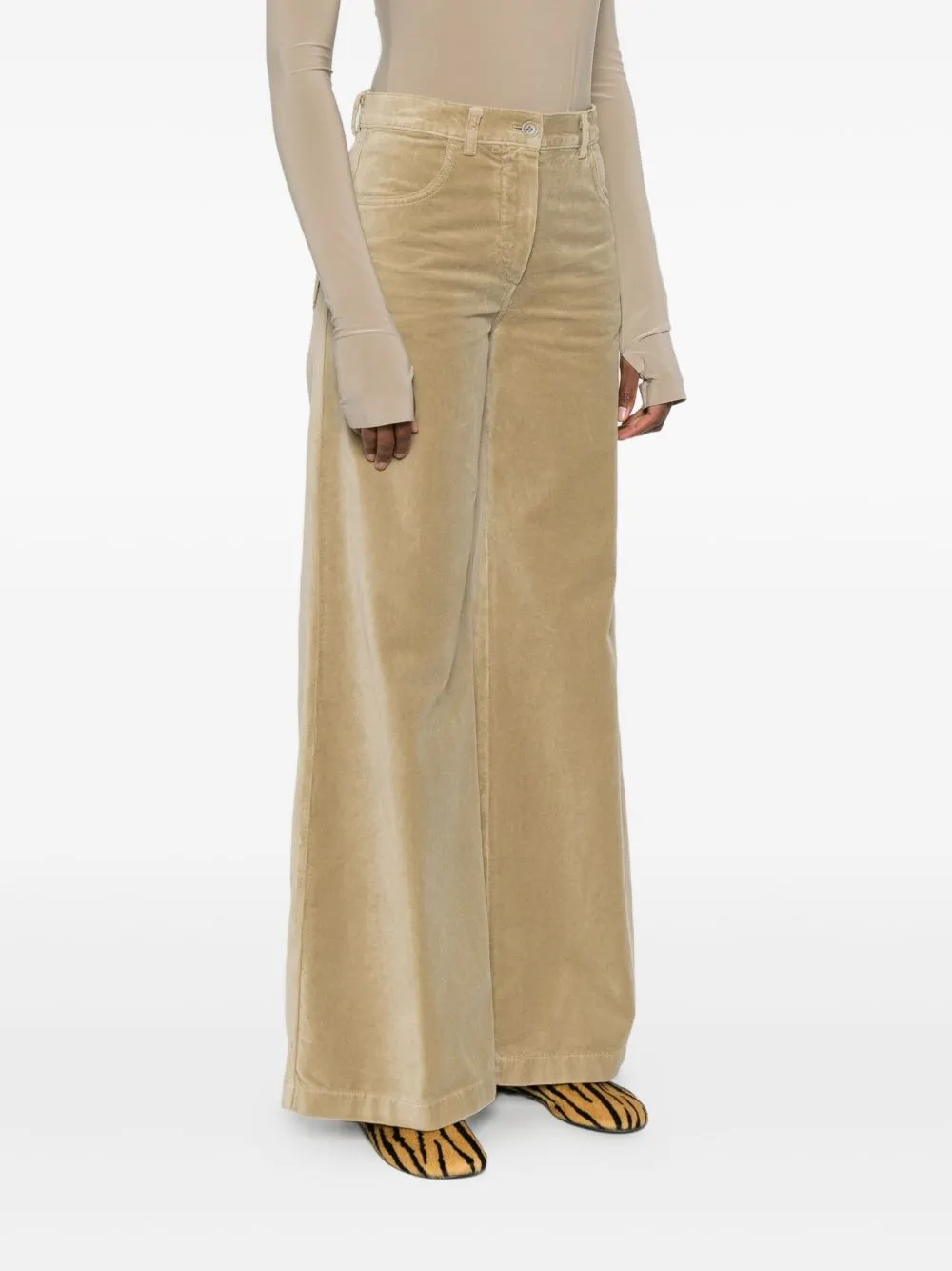 Wide-Leg Casual Pants