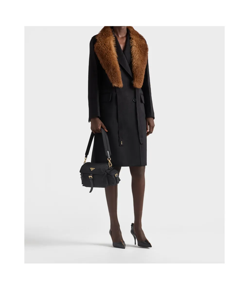 Double-Breasted Double Cashwool Coat