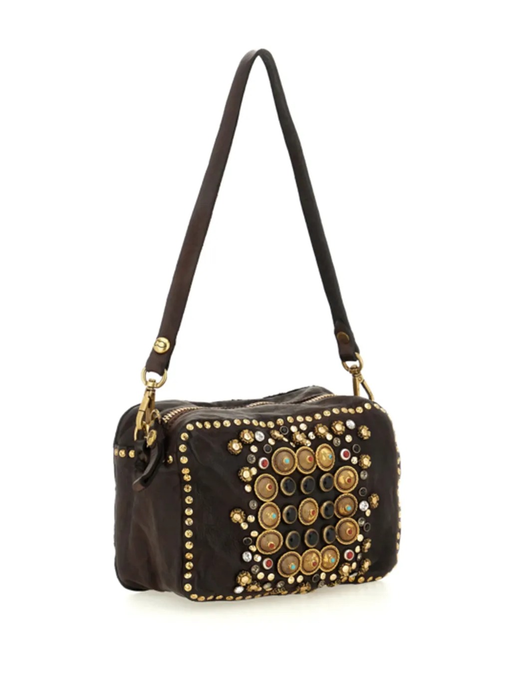Embellished Studded Shoulder Bag
